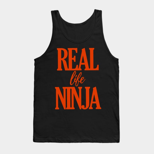 Real Life Ninja Tank Top by isstgeschichte